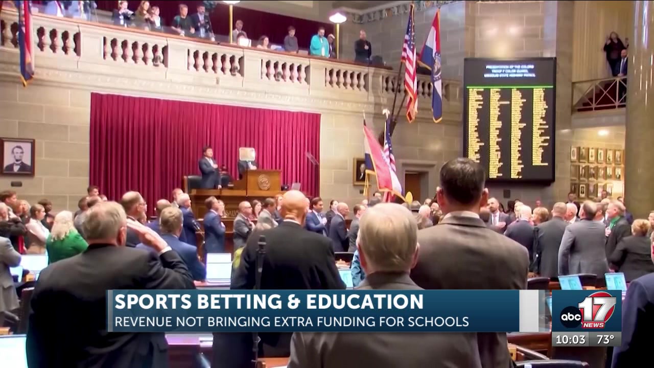 Taxes from Missouri sports gambling not bringing in money that was hoped for