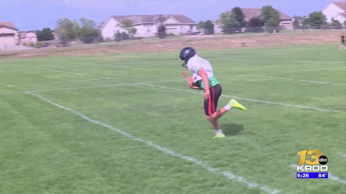 The Lewis Palmer football team is “All In”