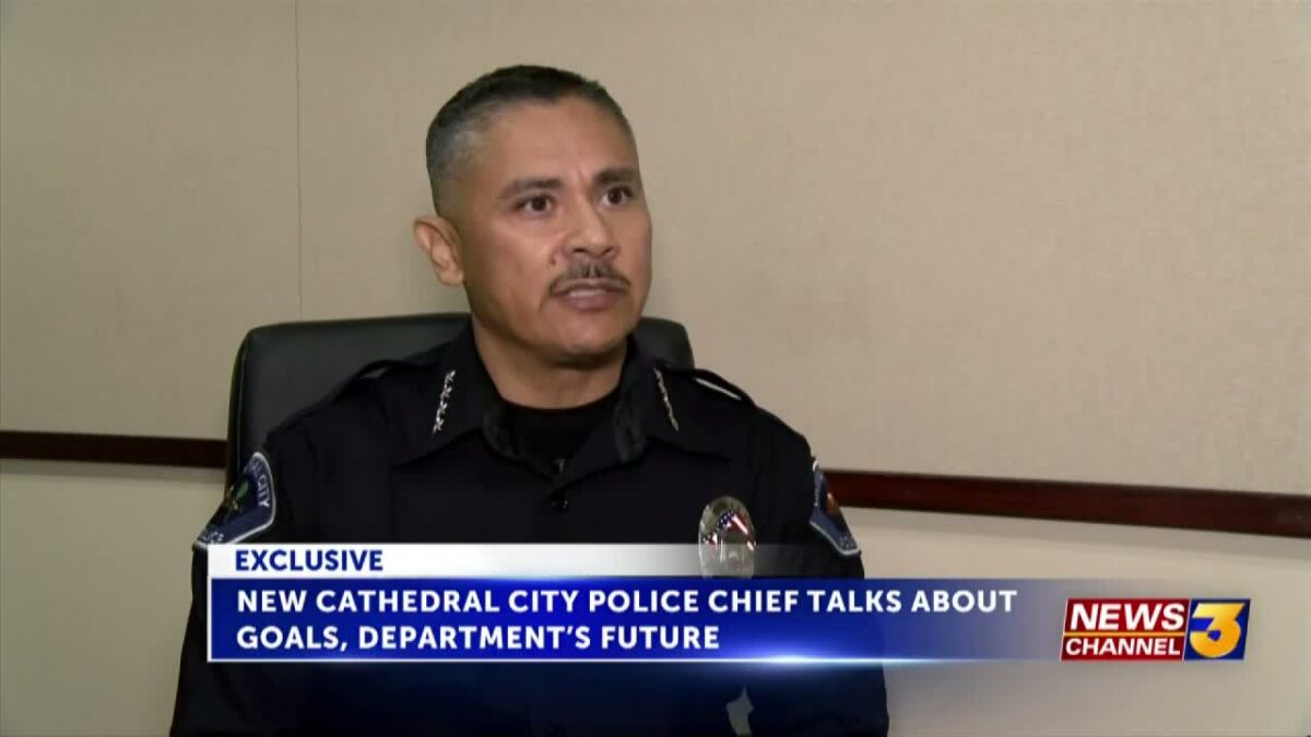 New Cathedral City Police Chief talks about goals