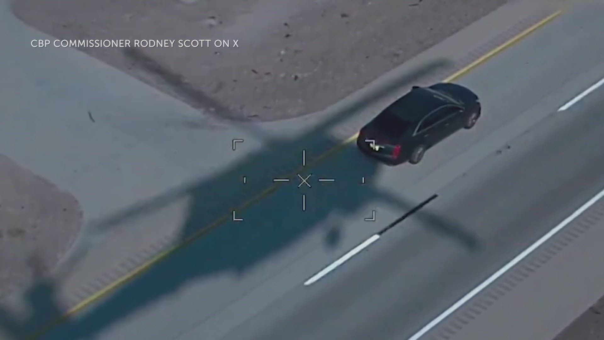 CBP video shows suspected high-speed chase in Fabens