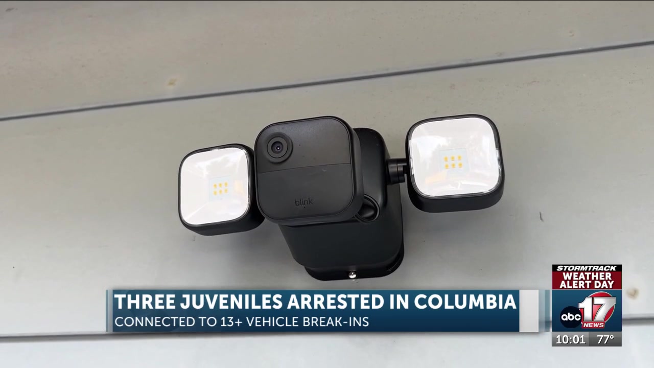 Minors arrested in string of Columbia vehicle break-ins