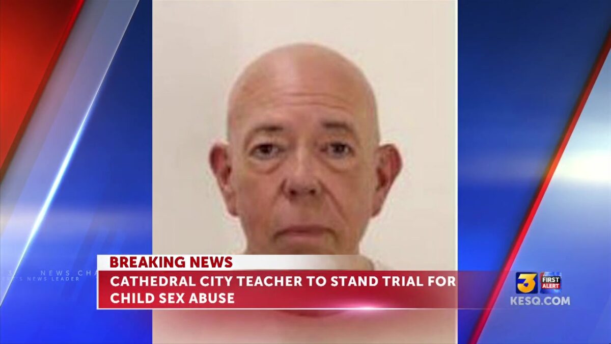 Cathedral City teacher accused of sexually abusing several students ordered to stand trial