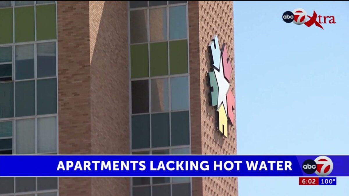 Some El Paso senior citizens have been living without hot water in low-income housing