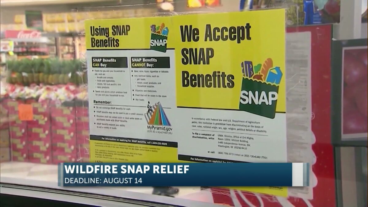 Oregon extends SNAP replacement deadline for wildfire victims in 10 counties