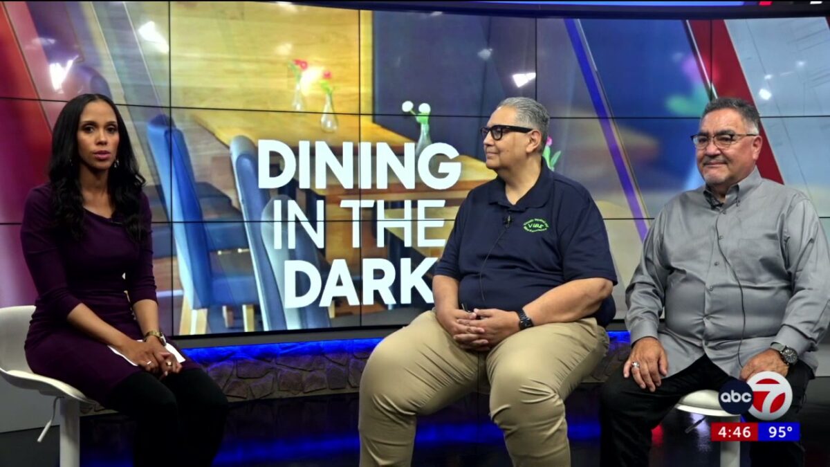 Dining in the dark raises funds for VIBE of El Paso
