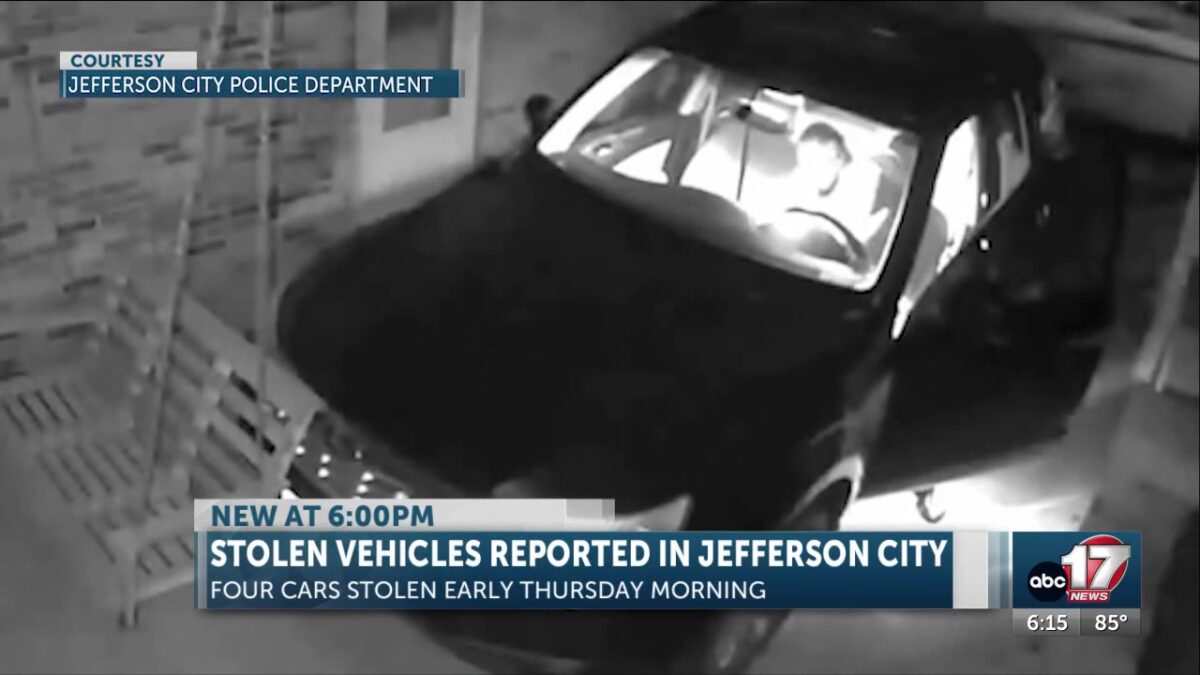 Four vehicles stolen in Jefferson City