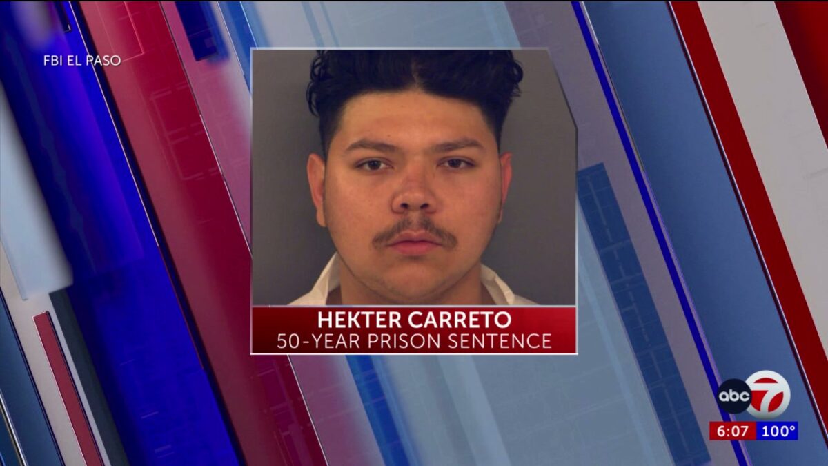 El Paso man sentenced 50 years for string of violent felonies