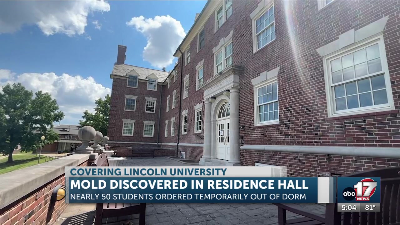 Lincoln University students claim mold at Anthony Hall was reported last year