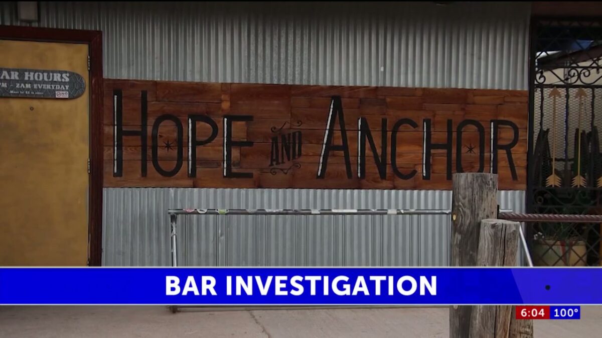 Investigation involving Hope and Anchor bar