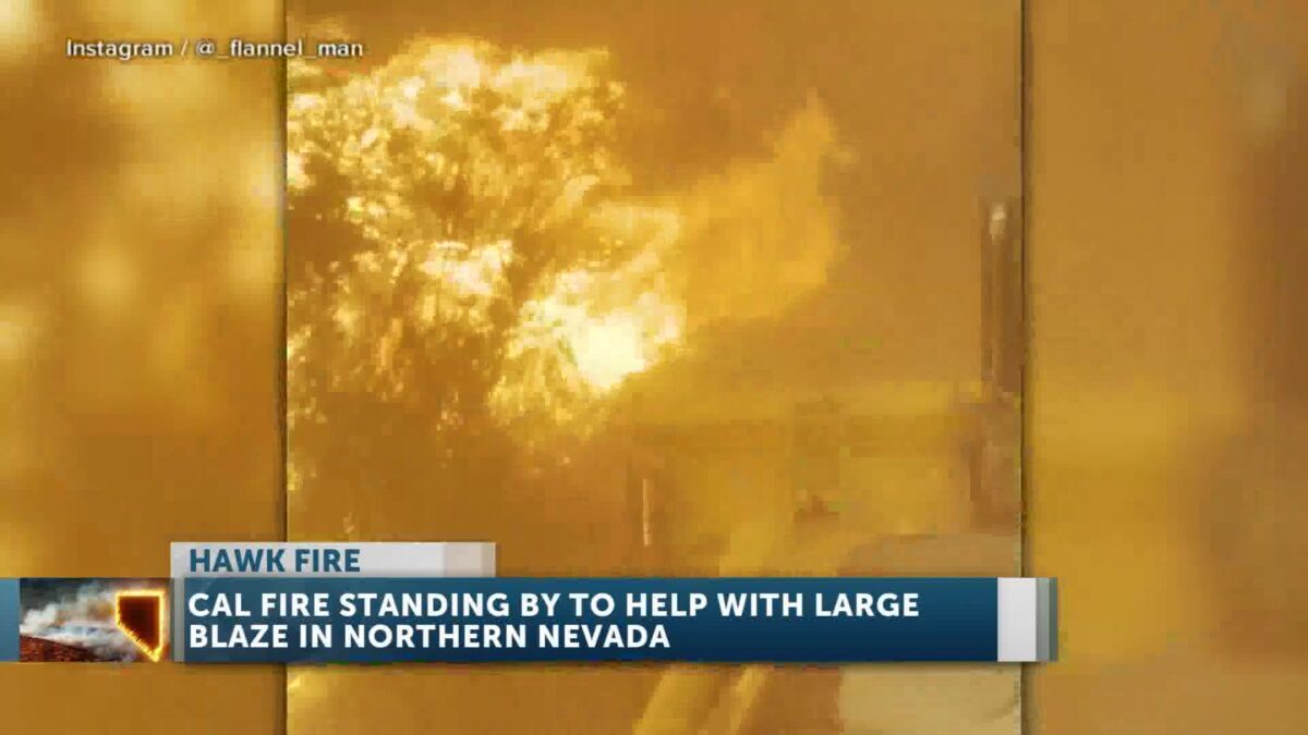 Nevada’s Hawk Fire Has California Teams Ready For Calls To Assist