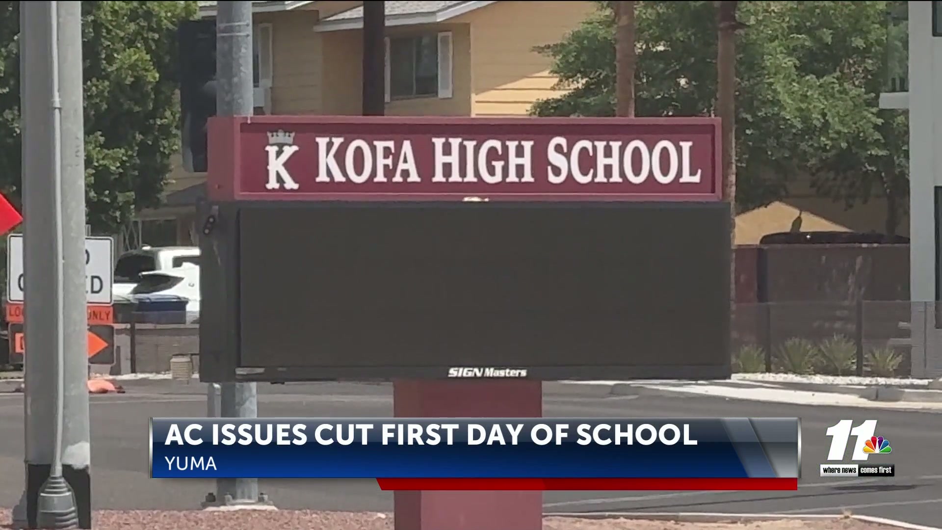 Two YUHSD schools experience AC issues
