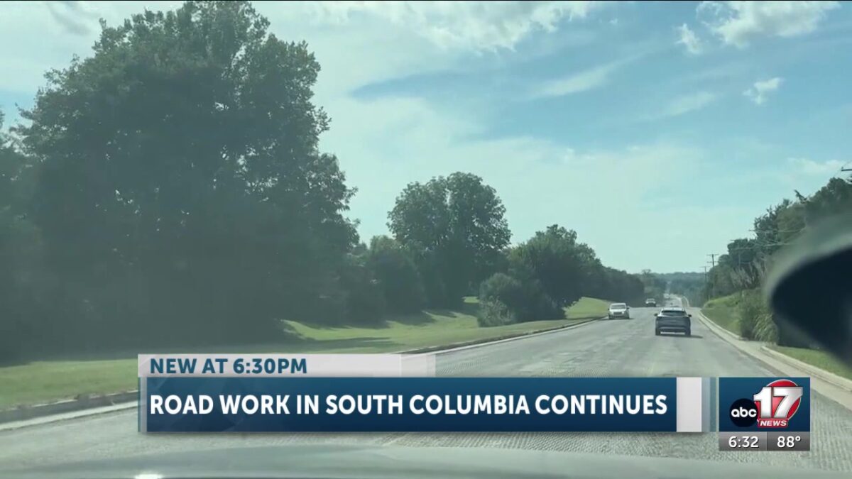 South Columbia road work slows down back-to-school traffic