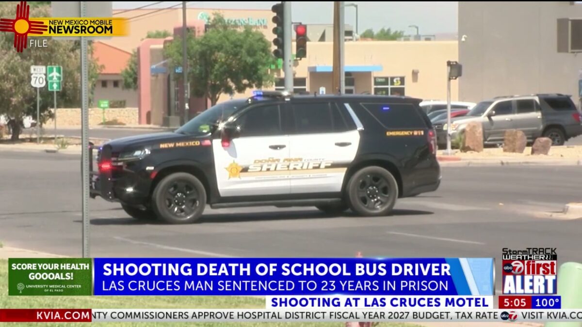 Man receives 23-year prison sentence for shooting death of Las Cruces school bus driver