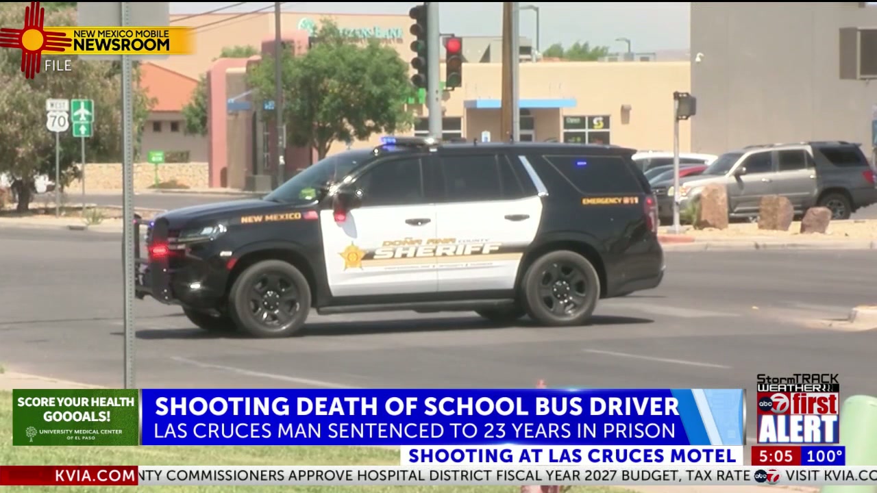 Man receives 23-year prison sentence for shooting death of Las Cruces school bus driver