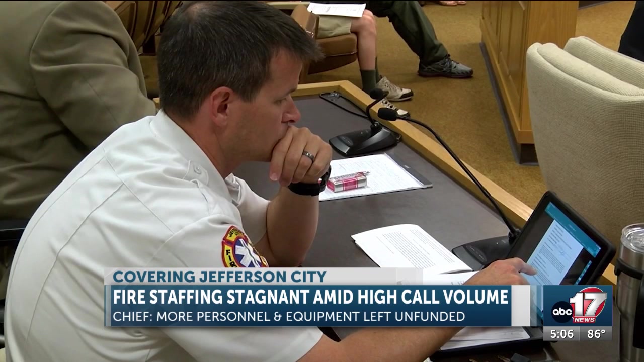 Jefferson City firefighters face 36% rise in calls with stagnant staffing