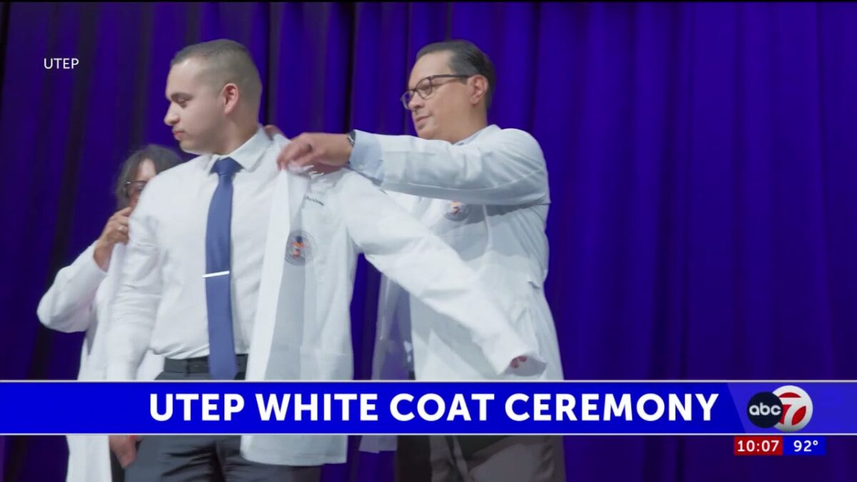 UTEP School of Pharmacy welcomes 51 students during white coat ceremony