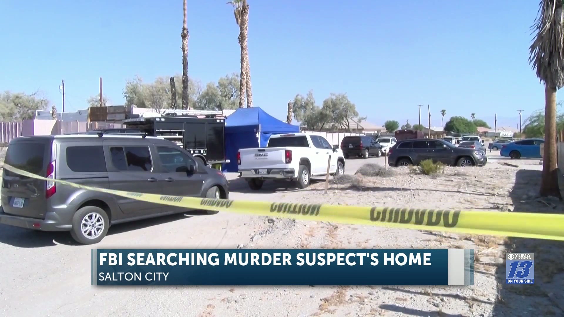 Federal agents on scene at home belonging to man accused of murdering missing teen