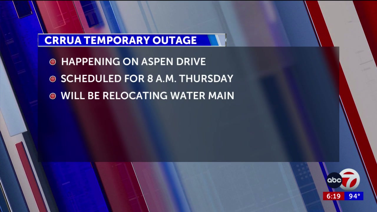 Aspen Drive water outage planned for utility work in Sunland Park