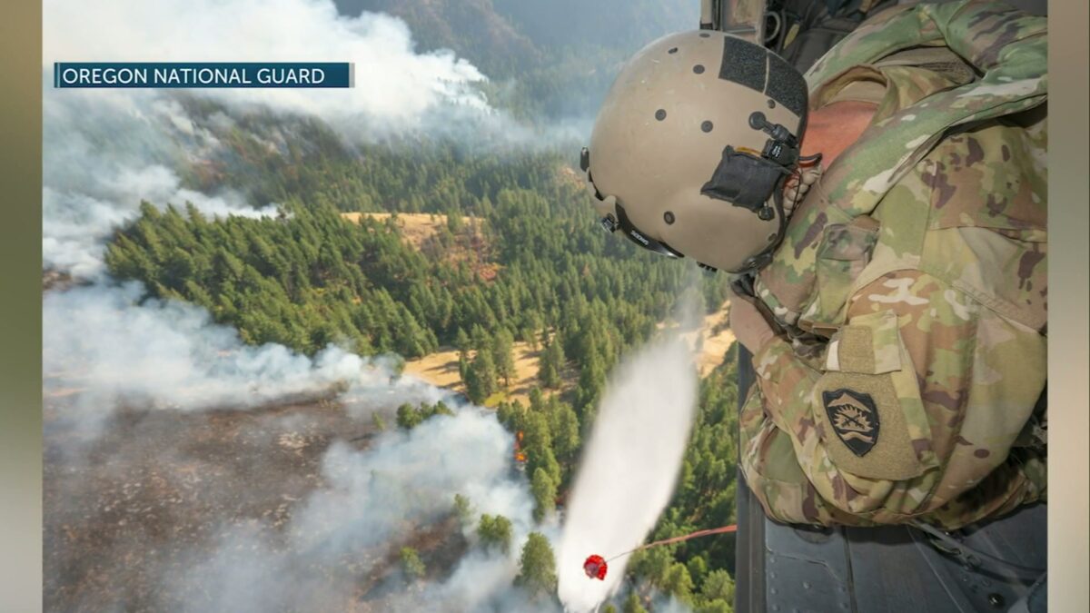 There’s Good News: Oregon National Guard helps fight Hagen Fire in Umatilla County