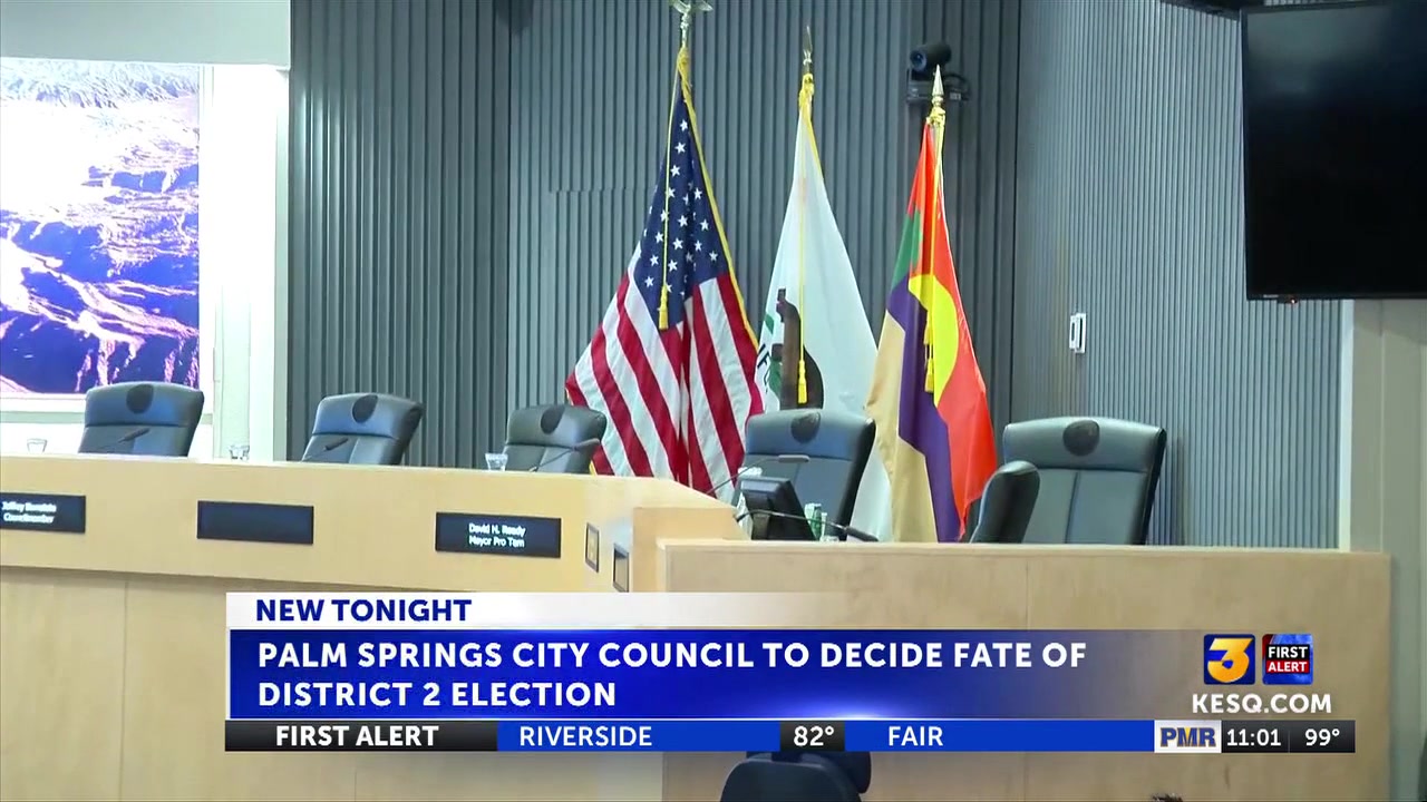 Palm Springs City Council to decide fate of District 2 election