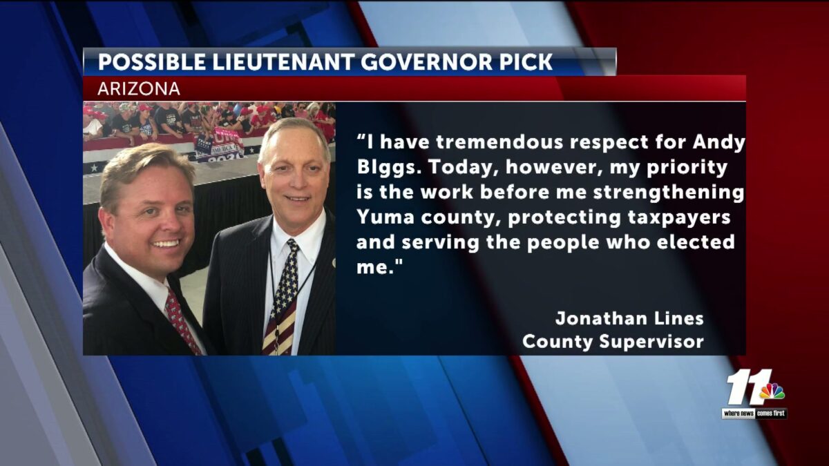 Andy Biggs and Katie Hobbs search for running mates