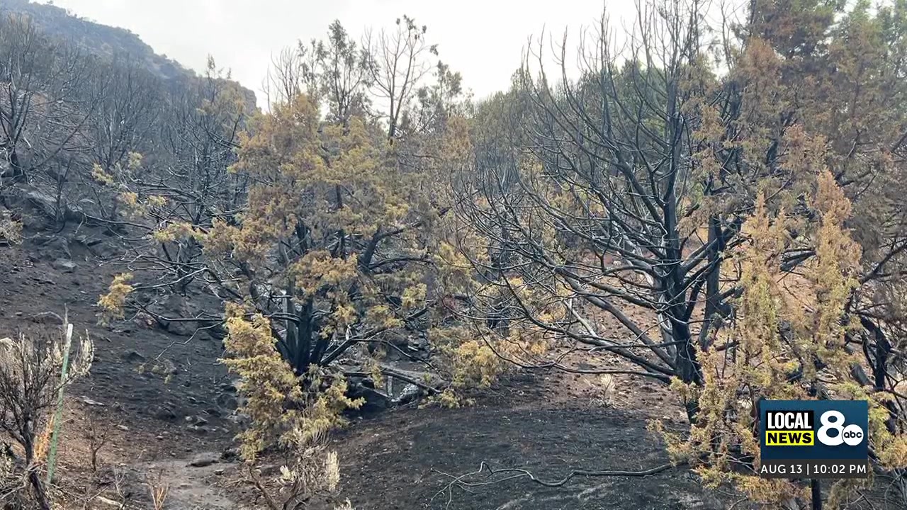 Heise Road closed for mudslides as heavy rain hits Big Rock Fire burn scar