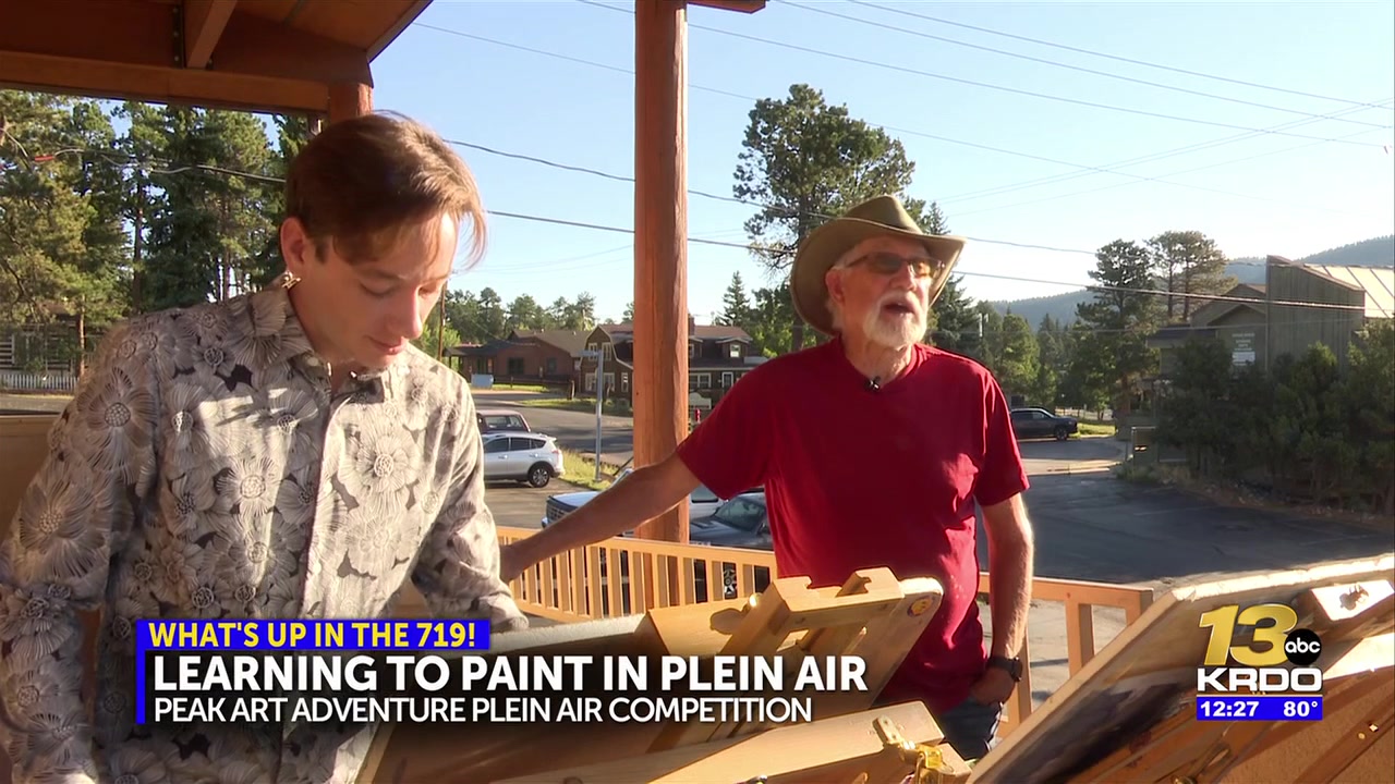 Artists take to the outdoors in Woodland Park for local Plein Air art festivals