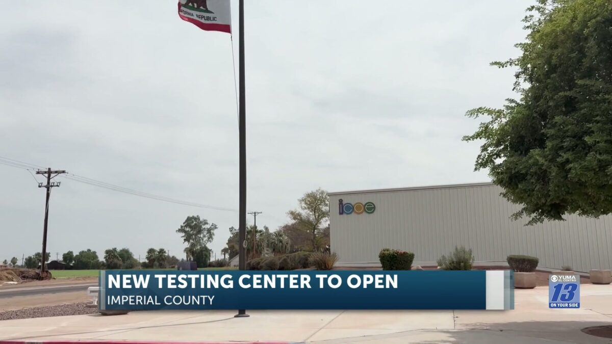 Imperial County Office of Education to open new testing hub