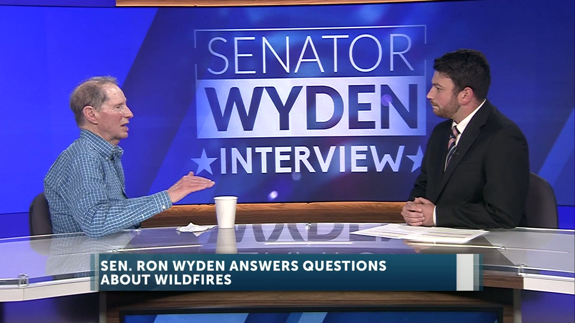Senator Ron Wyden reacts to new federal tax exemption passed as Oregon faces record wildfire season