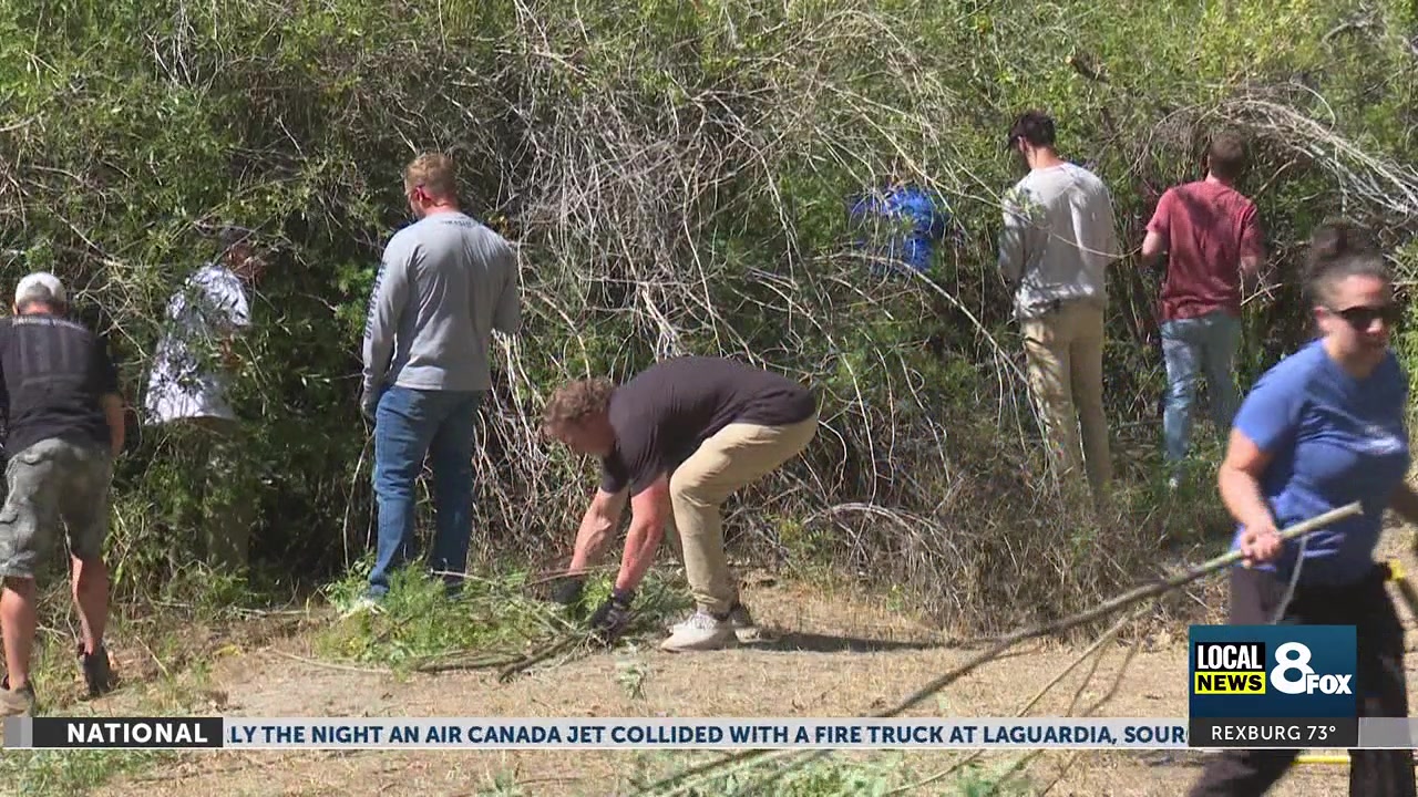Over 200 Melaleuca volunteers clean up Idaho Falls Greenbelt