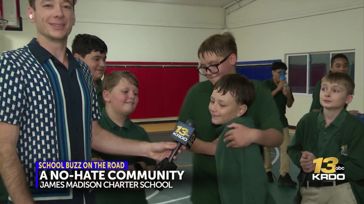 School Buzz on the Road: James Madison Charter Academy shows off its close community