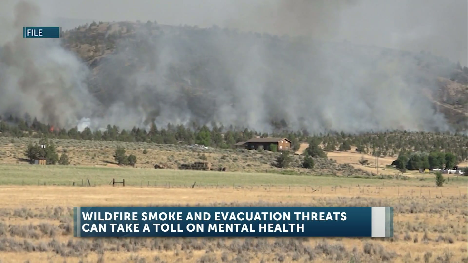 Oregon officials urge residents to prioritize mental health during wildfire season