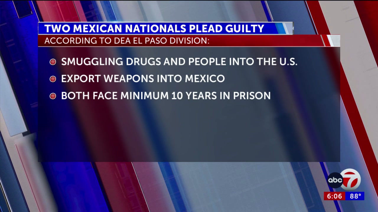 2 Mexican nationals plead guilty to human smuggling