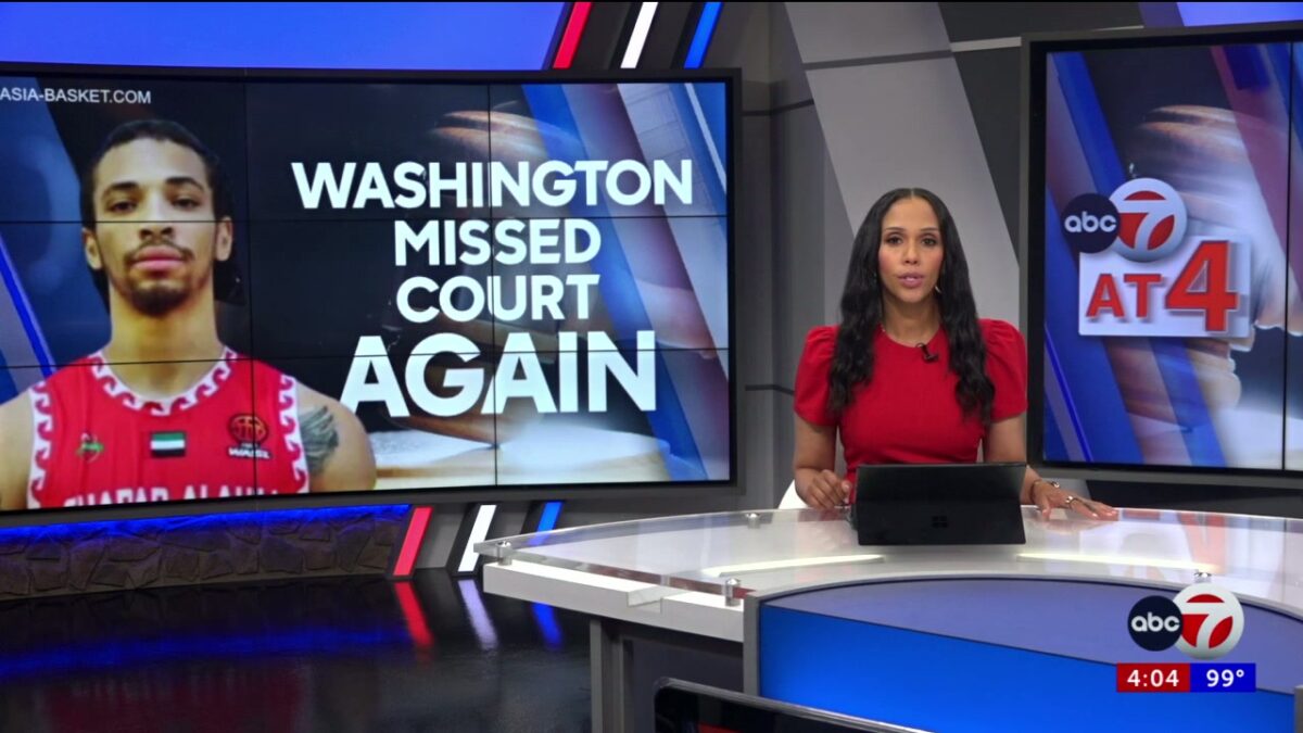 Deshawndre Washington misses court for 2nd time in a week
