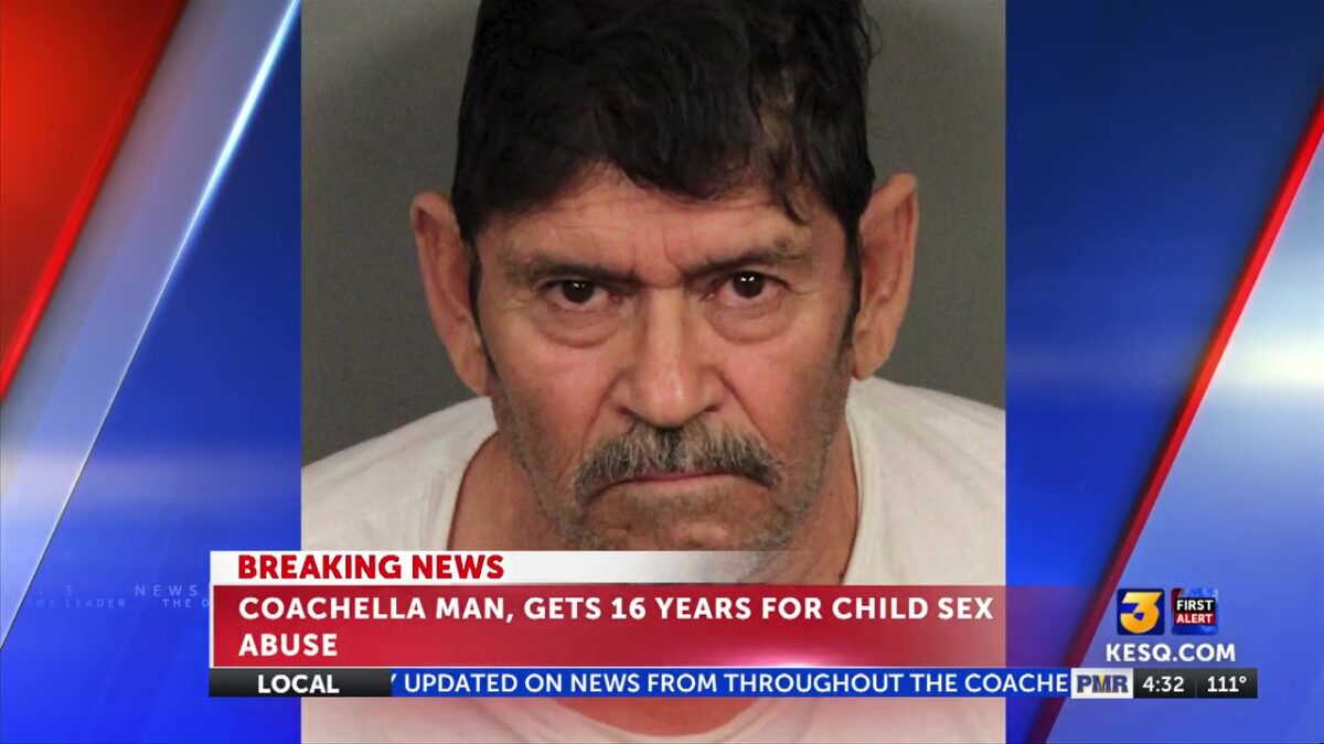Coachella man convicted of sexually abusing children sentenced