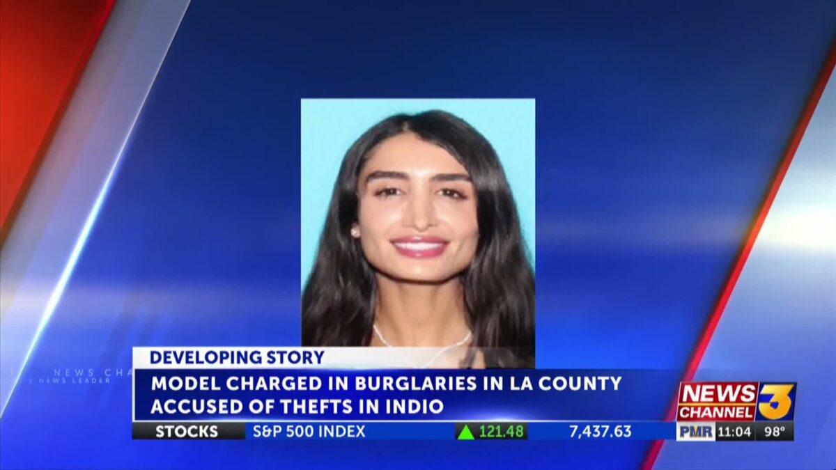 Model charged in burglaries throughout LA County also accused of festival-related thefts in Indio