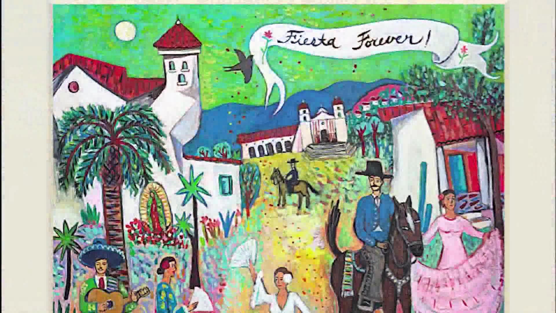 Old Spanish Days Poster Sales in Big Demand Around Santa Barbara