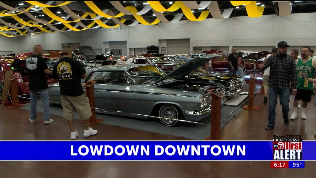 Hundreds of a car enthusiasts brought together for Lowdown Downtown Lowriding Experience