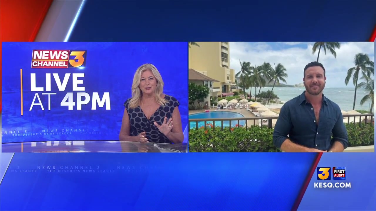Peter Daut speaks with News Channel 3 live from Hawaii following Tropical Storm Lala