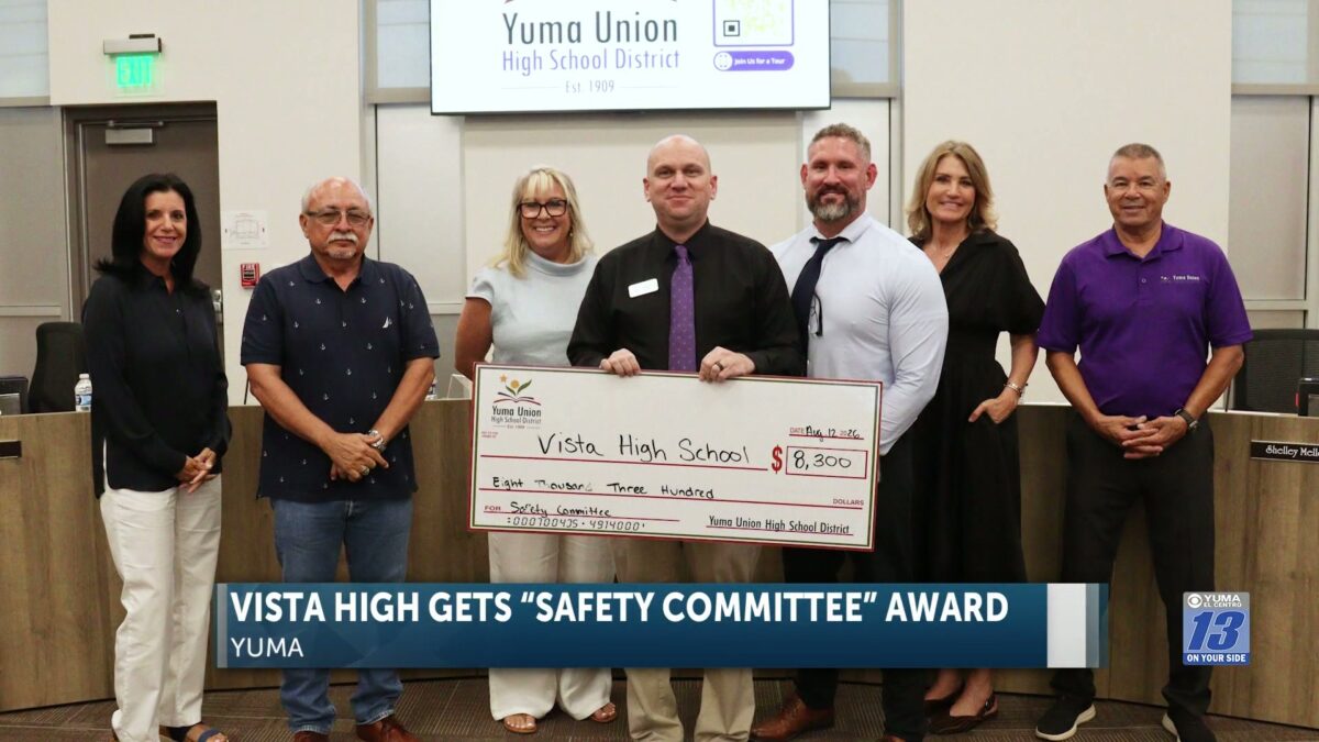 Local high school earns top ‘safety committee’ award