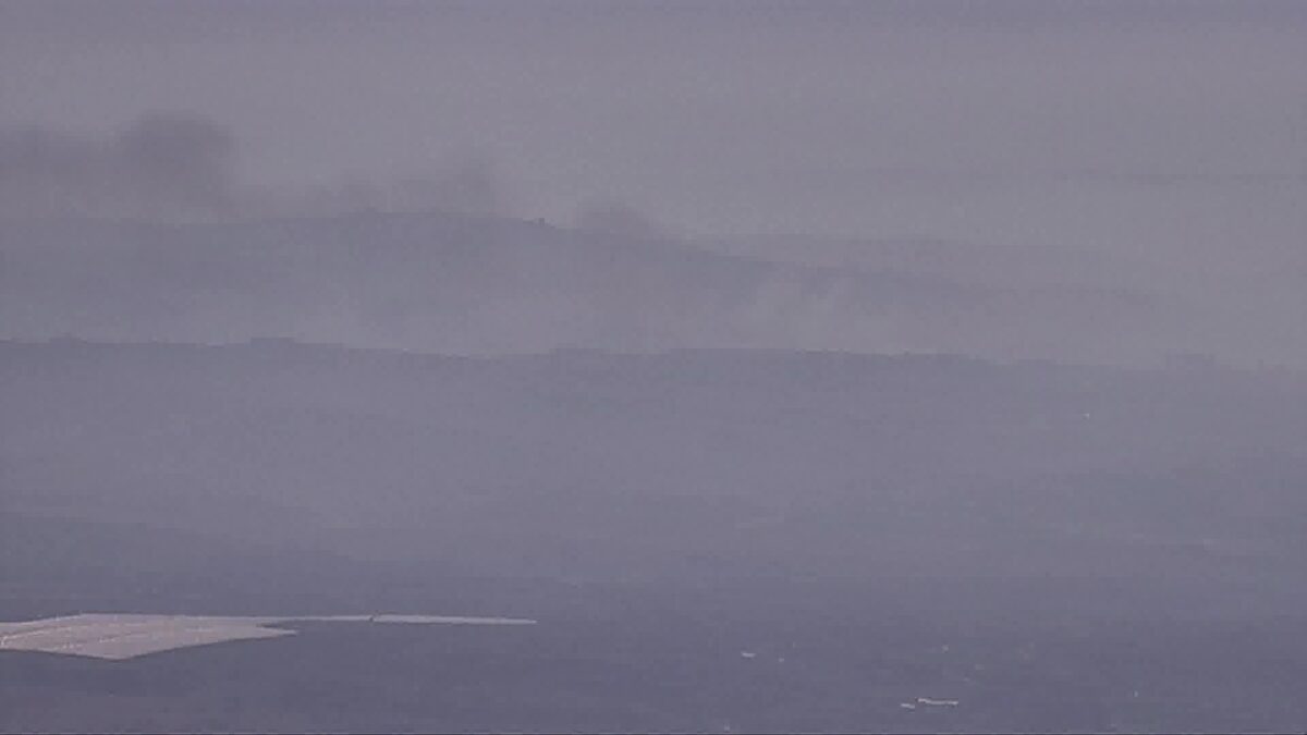 Vegetation fire reaches two acres near Highway 101
