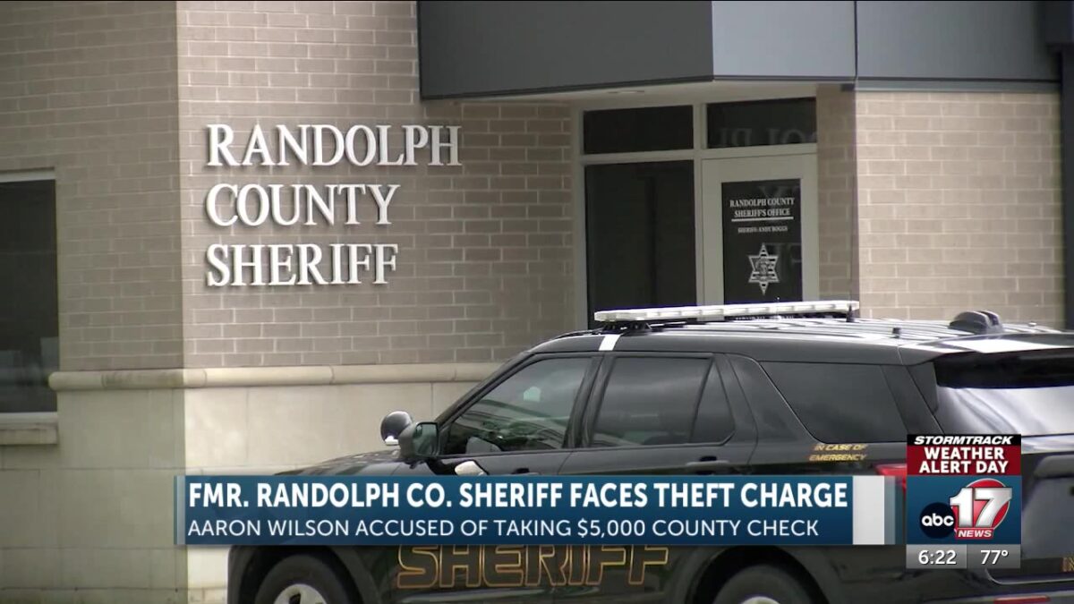 Former Randolph County sheriff repotedly says $5