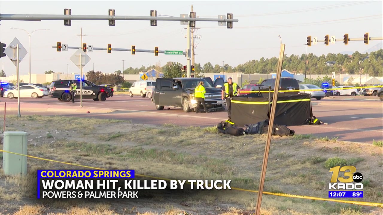 Part of Powers Boulevard in Colorado Springs closed Friday morning due to fatal traffic accident