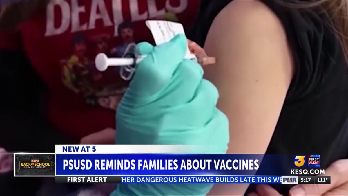 PSUSD reminds families about vaccines
