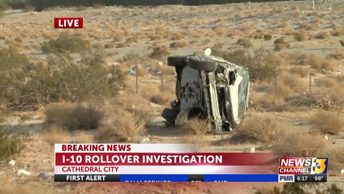 Driver arrested after hit-and-run crash on I-10 near Date Palm Drive