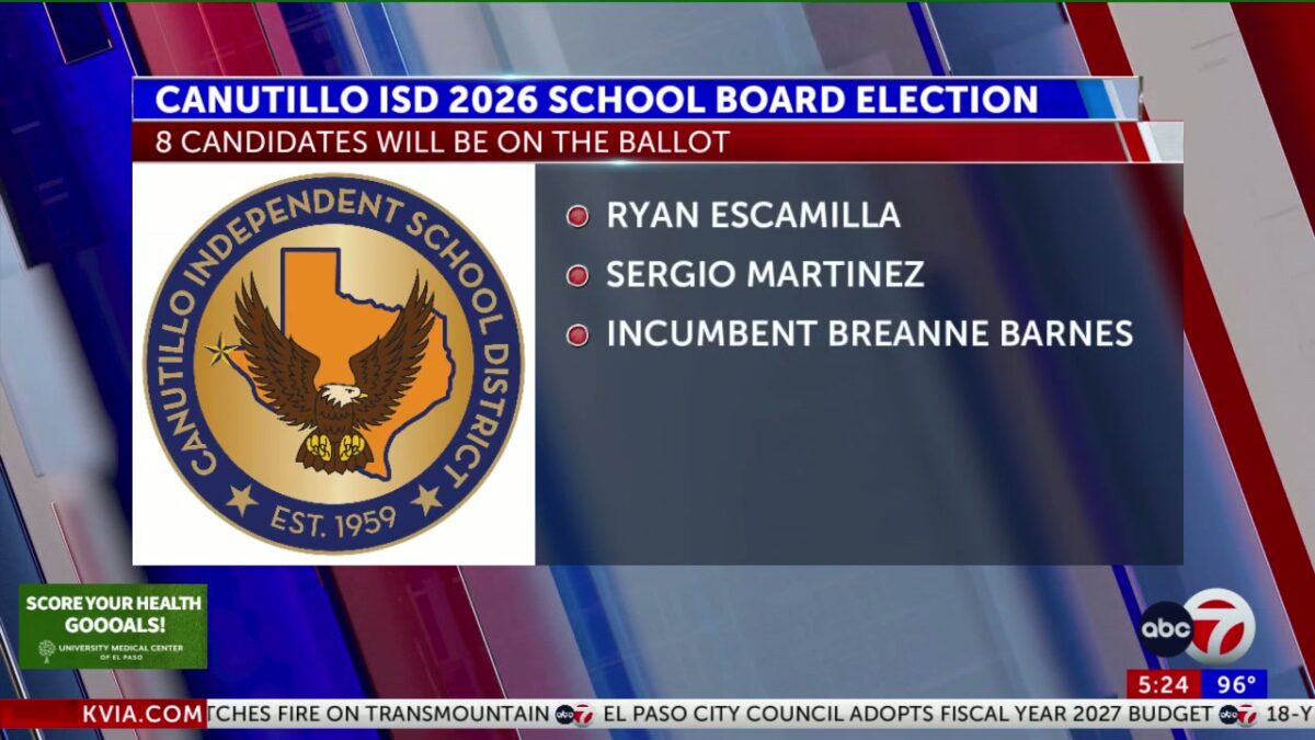 Canutillo ISD names candidates running in school board election