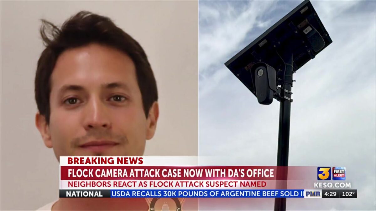 Palm Desert man accused of attacking Flock camera contractor is out on bail; case now in DA’s hands