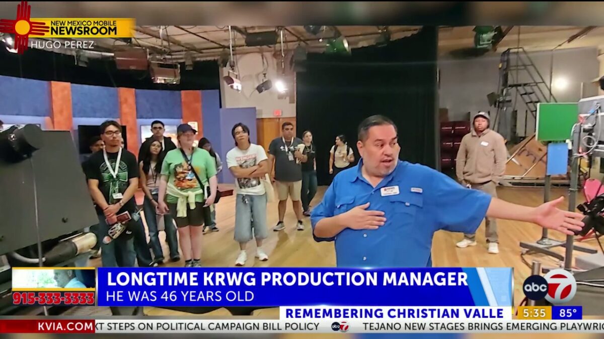 Award-winning KRWG TV Production Manager Christian Valle dies at 46