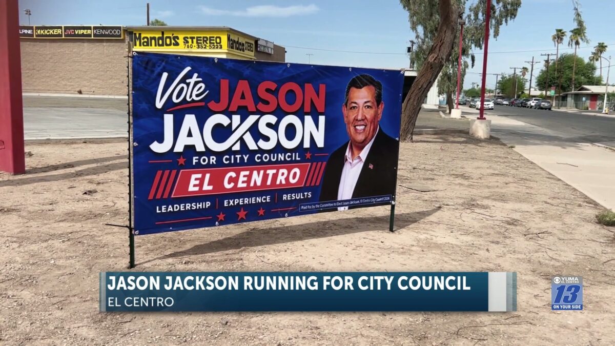 Jason Jackson is running for El Centro City Council