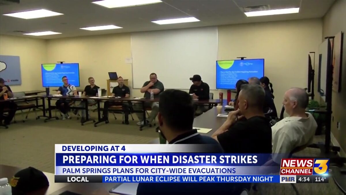 Palm Springs officials gather to discuss groundwork for citywide evacuation plan